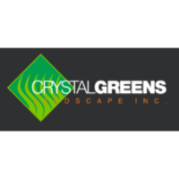 Paisagem verde de cristal